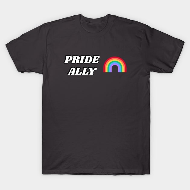 Pride Ally Rainbow Pride March T-Shirt by InspireMe